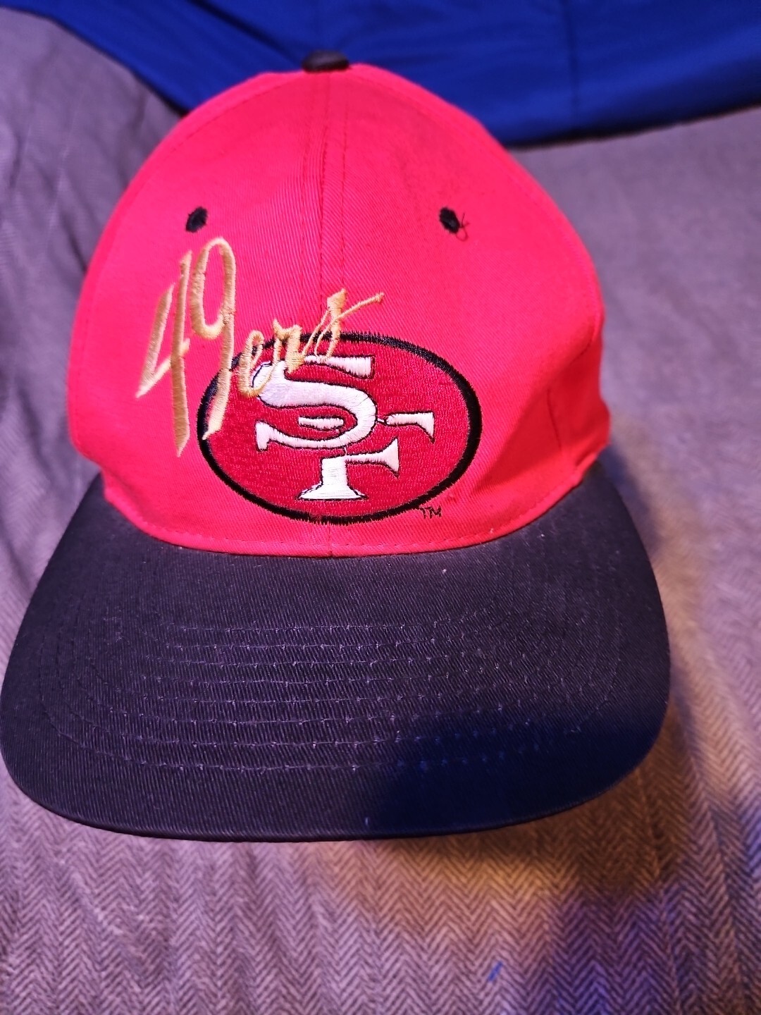 Vintage TEAM NFL San Francisco 49ERS Snap Back CAP HAT Red