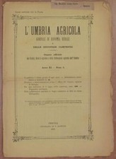 L'UMBRIA AGRICOLA 30 MARZO 1893 CITTA DI CASTELLO VITE AMERICANA BARBABIETOLA