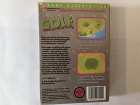 NES Bandai Golf Challenge Pebble Beach Nintendo Entertainment System 1989 CIB