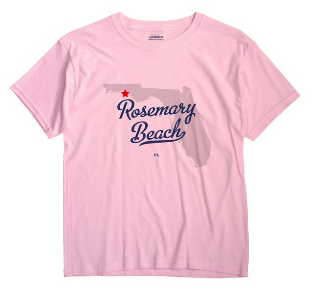 Rosemary Beach Florida FL Fla TShirt MAP eBay