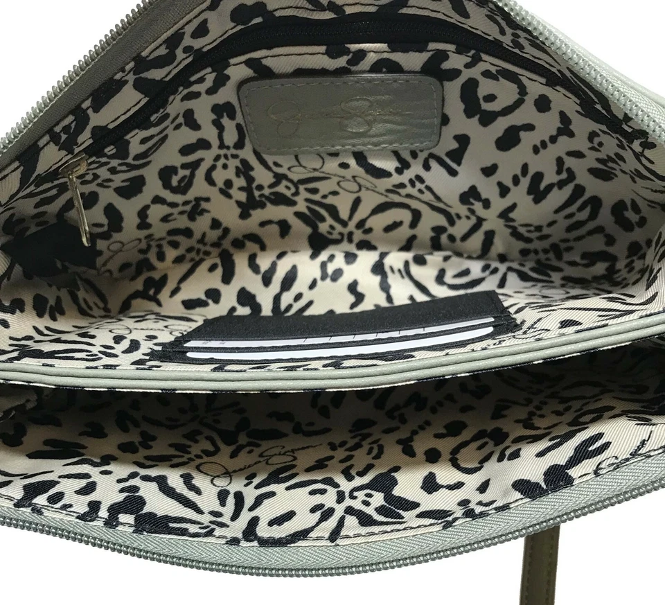 Jessica Simpson Ryanne Cross Body, Sage Green - Adjustable/Detachable Strap - Image 4 of 4