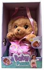 Baby Paws Cocker Spaniel Puppy with Carrier Interactive Plush 5 Sounds NEW 18m