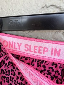Victoria Secret PINK Get Wild Get PINK Cheetah Leopard Print Pajama Pants XS