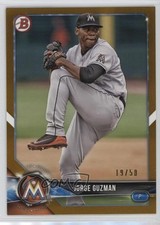 2018 Bowman Draft Gold 19/50 Jorge Guzman #BD-66 6o3
