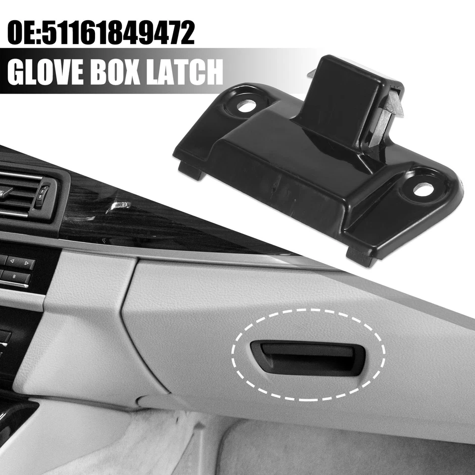 51161849472 Glove Box Latch Handle for BMW 530i 1994-1995 325i 1987-1993 Gray - Image 2 of 4
