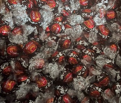 Lindt Lindor Dark Chocolate Strawberries Truffles  2 LB Bulk Bag