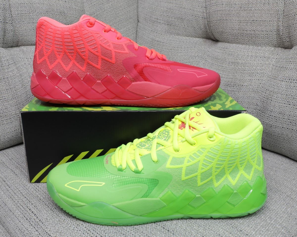 Puma LaMelo Ball MB.01 Rick & Morty Basketball Shoes Men's Size 15