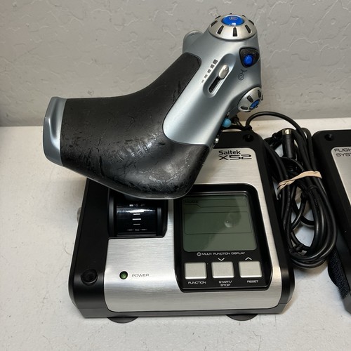 (TESTED) Logitech Saitek X52 Flight System w/ cable - SEE PICS - Picture 2 of 6