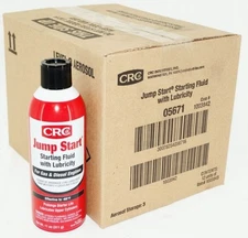 CASE OF 12 CANS CRC 05671 Jump Start Starting Fluid with Lubricity 11 Oz New