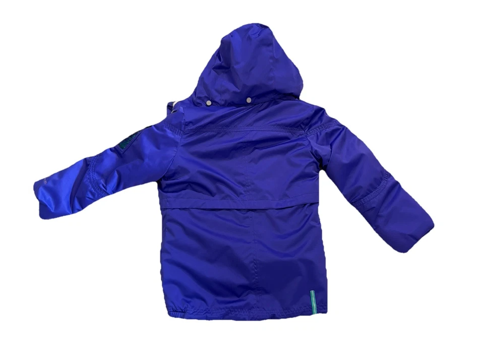 Great Condition: Girls Obermeyer Purple Free Reign Sparkle Jacket - Size 8 - Image 2 of 4