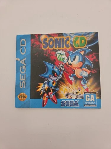 Sega Sonic CD Paper & Plastic Case