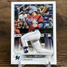 2022 Topps #611 Payton Henry RC