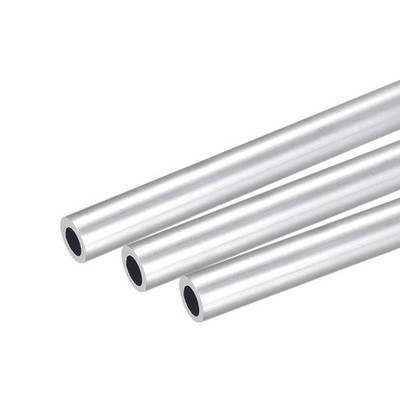 3pcs Aluminum Round Tube 7mm OD 5mm Inner Dia 250mm Length Pipe Tubing