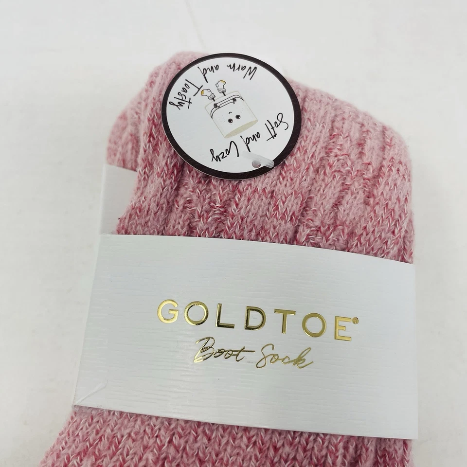 Gold Toe 女式鞋 6-9 2-Pk 码 超柔软回收电缆靴袜 1772 — 第 4/4 张图片