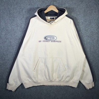 Vintage Ocean Pacific Hoodie Mens 2XL Brown 90s Surf Skate Faded Billabong Logo