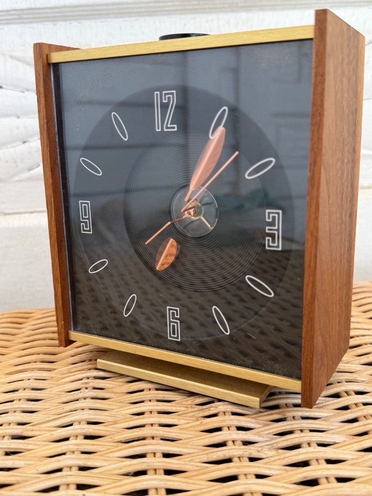 Vintage 60's MCM Stancraft High Time Ceiling Projecting Illuminating Alarm Clock