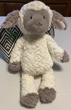 Mary Meyer 13” Gray White Lamb Sheep Plush Baby Toy SUPER SOFT Stuffed Animal