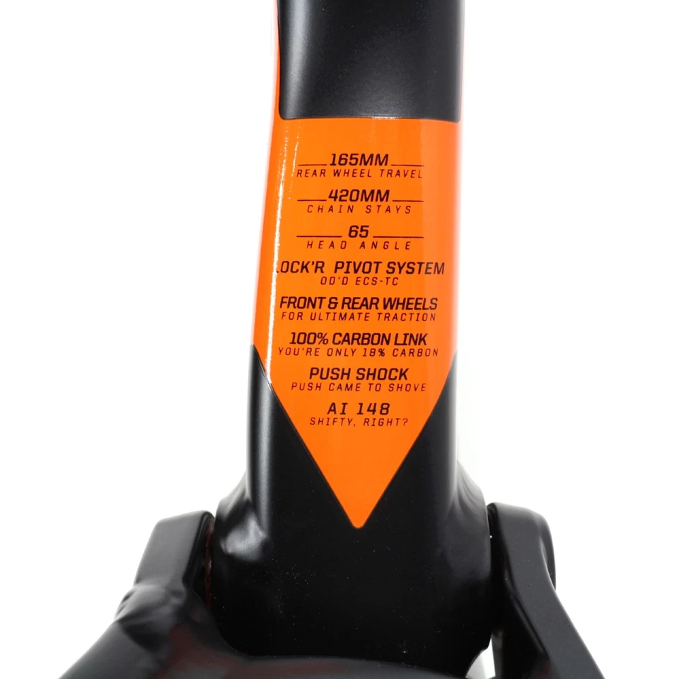 Cuadro Cannondale 2018 Jekyll Alloy 27,5" solo medio negro/naranja C21198M10MD Foto 4 de 4