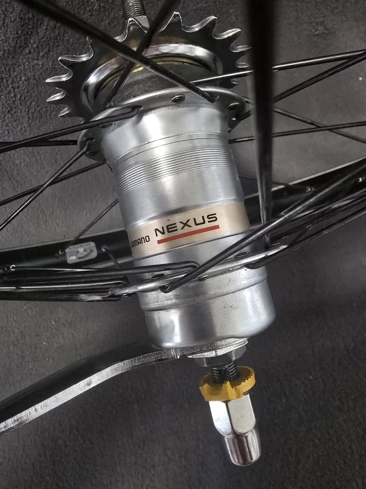 Faltrad Hinterrad 16 Zoll Shimano NEXUS 3 GANG 35-349 Rücktrittbremse Klapprad  - Bild 3 von 4