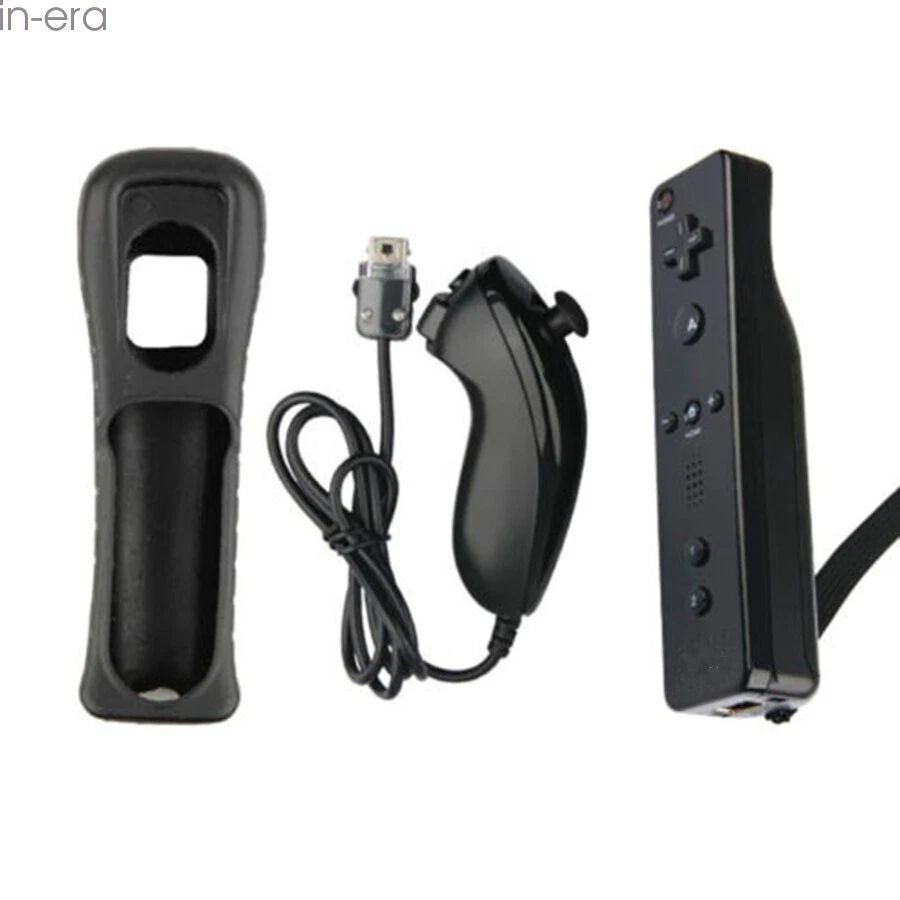 Bluetooth Wii Remote Controller& Wired Nunchuck For Nintendo Wii & Wii U Console - Image 2 of 4