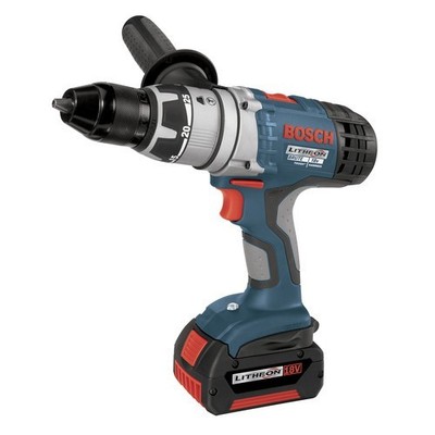 Used Bosch 18V 1/2 in. Cordless Hammer Drill Driver Kit - Made in Switzerland