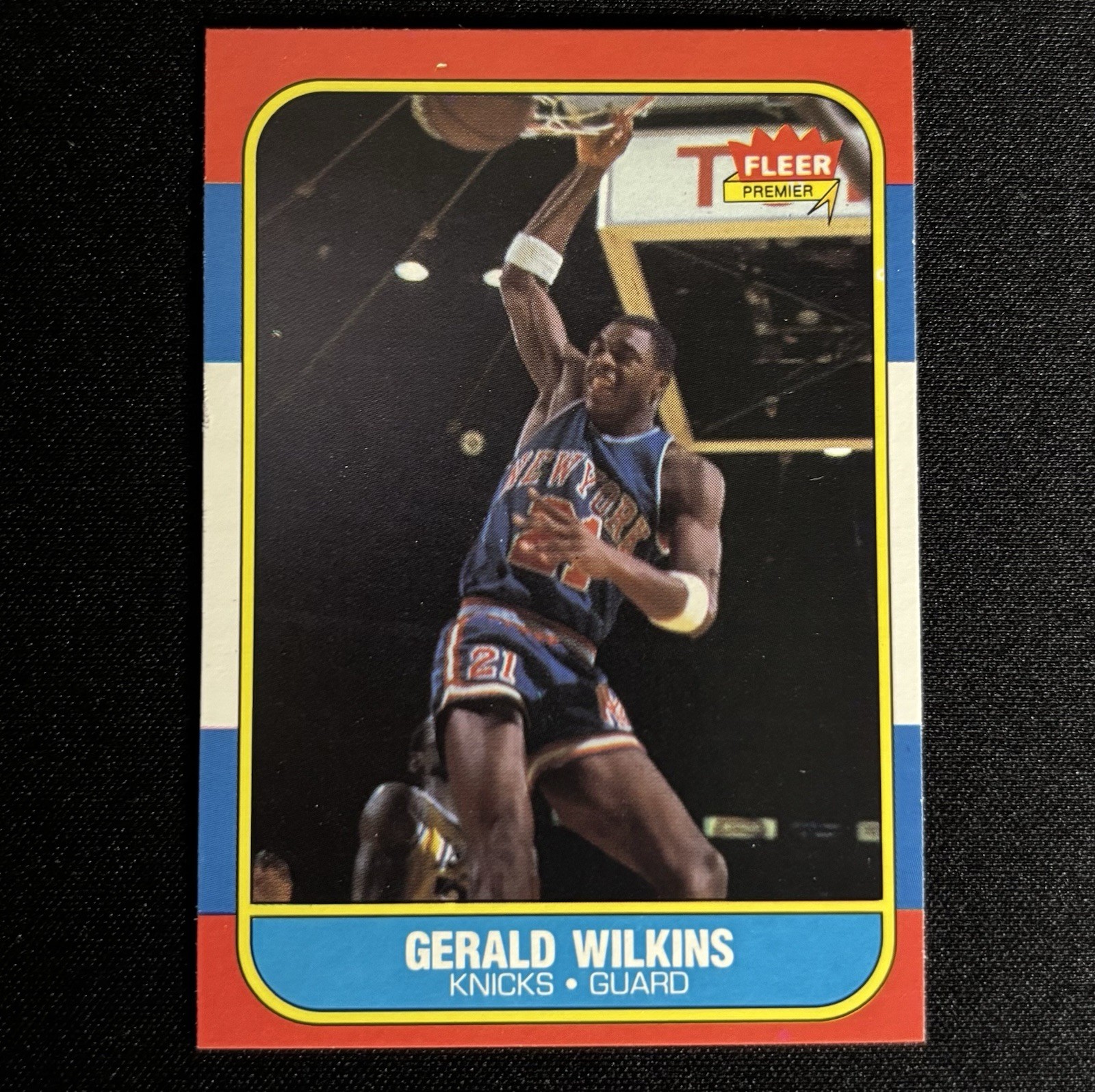1986-87 Fleer Gerald Wilkins #122 (RC) Rookie