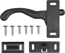 RVGUARD RV Screen Door Latch Right Handle Kit for Latch, Black 