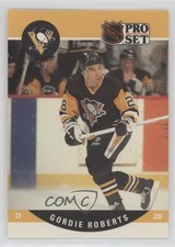 1990-91 Pro Set Gordie Roberts (Bar Below Season on Back) #510 06x7