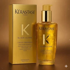 Kerastase Elixir Ultime Hair Oil Serum 100ml – Nourishing New & Sealed