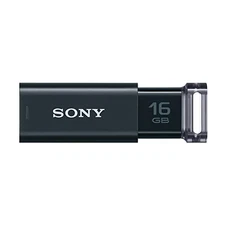 SONY USB Memory USB3.1 16GB Black Capless Design USB Flash Drive USM16GUB
