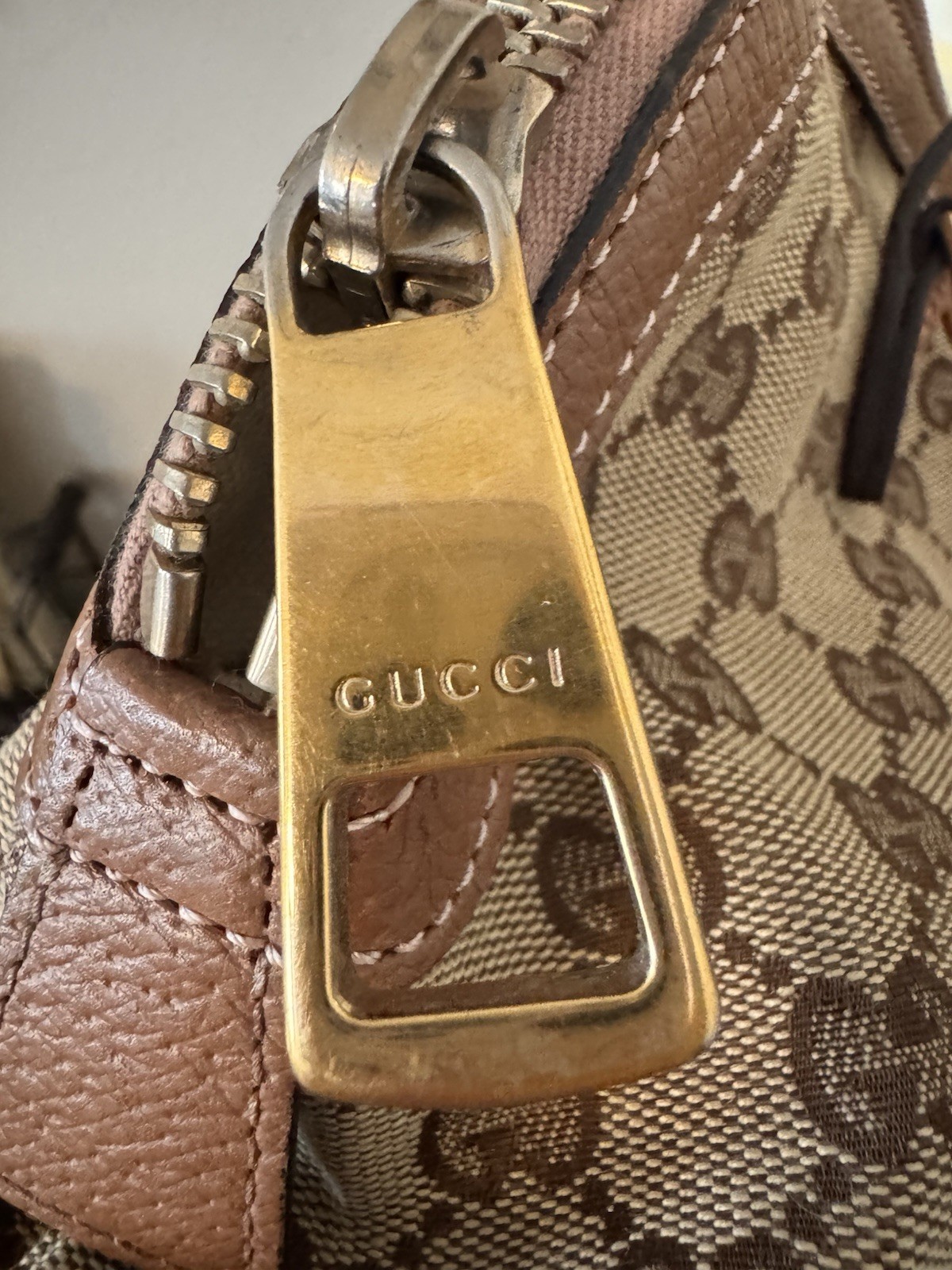 Authentic Gucci Monogram Brown Bree Shoulder Bag … - image 6