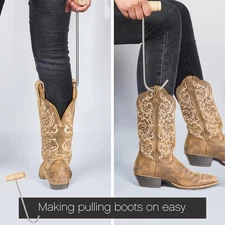 Boot Pull Hooks Handle Puller Tug Handles Cowboy Boots Shoes Pullers Supplies