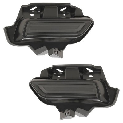 Pair Of Front Fog Light Covers 2017-2019 Nissan Versa SV Plus 4 Cyl 622569ME0J