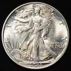 1943 Walking Liberty Silver Half Dollar Philadelphia Mint Uncirculated BU