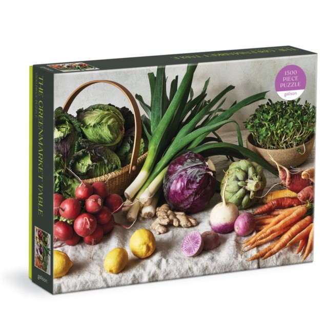 The Greenmarket Table 1500 Piece Puzzle by Galison (Jigsaw)