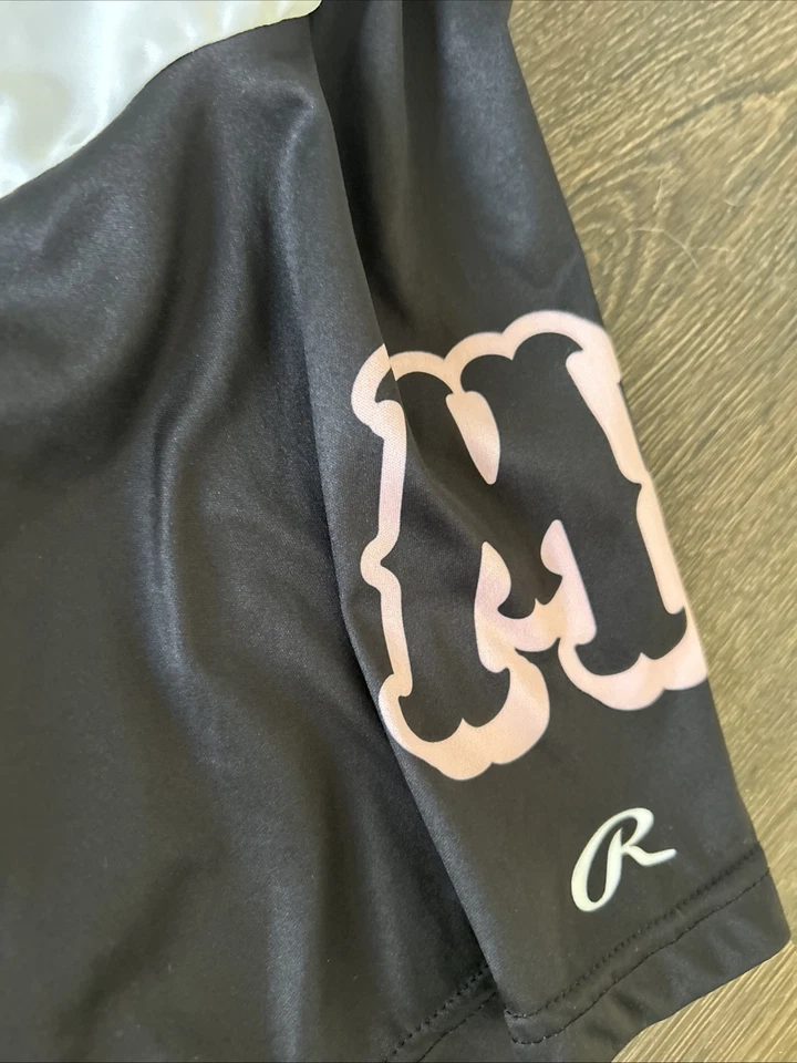 Camiseta deportiva de béisbol de ligas menores Rawlings Malmo Oat Milkers talla 46 “Gerente” Foto 4 de 4