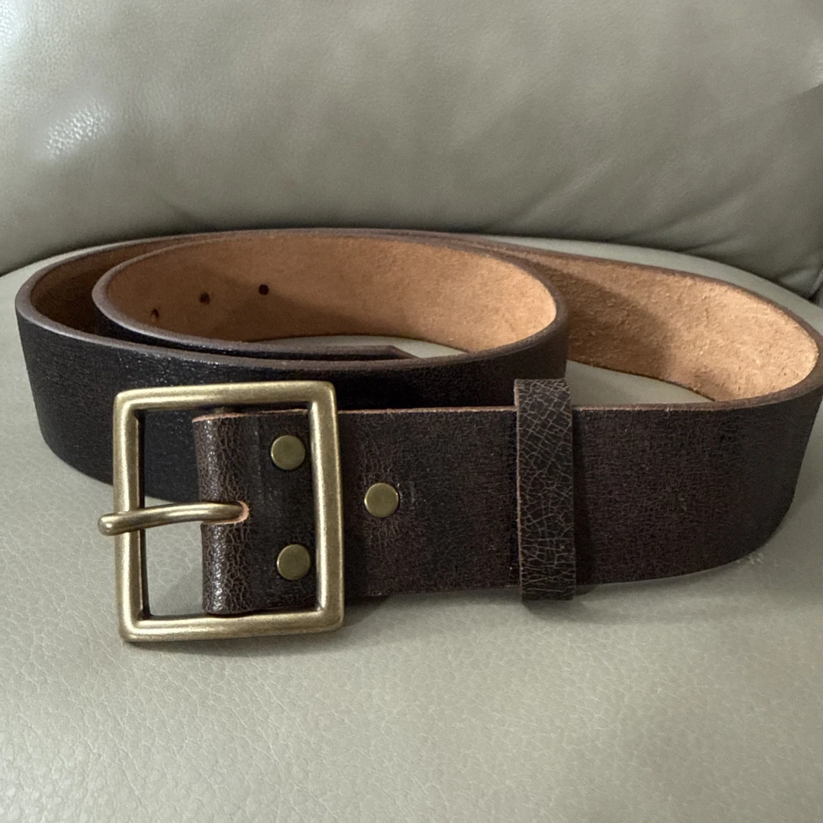 RRL Leather Belts for Men for sale - eBay