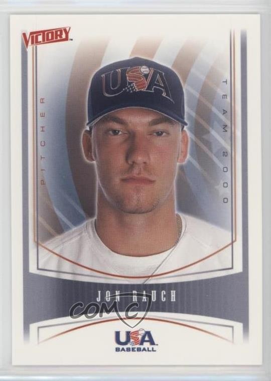 2000 Upper Deck Victory Team 2000 Jon Rauch #455 Rookie RC j5j