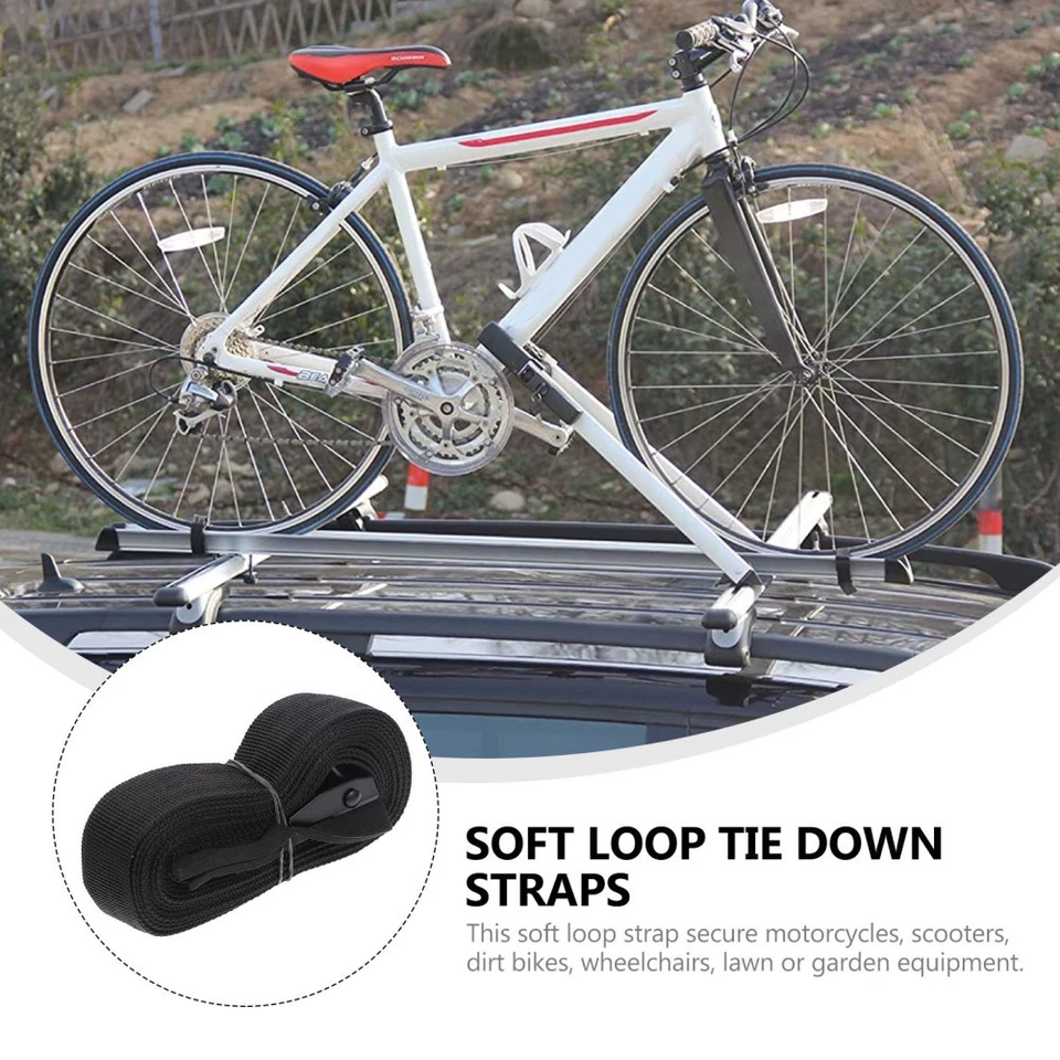  2 PIEZAS Cinturones tensores Correa de fijación Portaequipajes de techo para automóvil Correas de amarre Equipaje de automóvil Foto 2 de 4