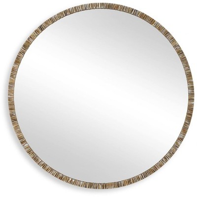 Uttermost 08246 Odeon 40.25 X 40.25 inch Bronze Mirror