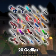 Murder Mystery 2 - 20 GODLIE ITEMS -  MM2 Cheap!