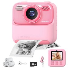 Kids Digital Camera 1080P HD Dual Lens Video Recorder Birthday Gift for Children