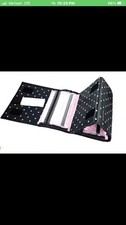 MARY KAY TRAVEL ROLL UP BAG-ORGANIZER HEARTS HANGING 4 REMOVABLE POUCH Unfilled