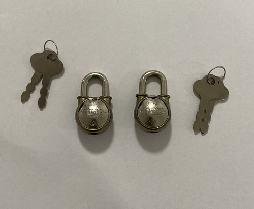 Key Vintage Mini Luggage Lock \u0026 Key 