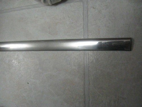 1956 RAMBLER TOWN COUNTRY WAGON RIGHT FRONT DOOR CHROME BELT TRIM MOLDING - Picture 3 of 3