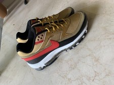 nike air max 97 bw metallic gold & university red