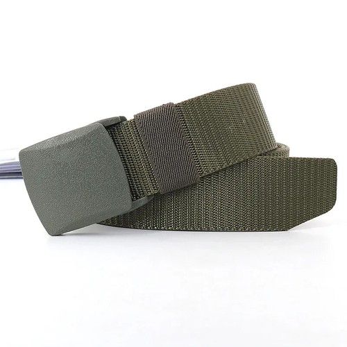 Men Women Quick Release Work Belt Tactical Army Webbing Nylon Military Waistbelt - Picture 28 of 44