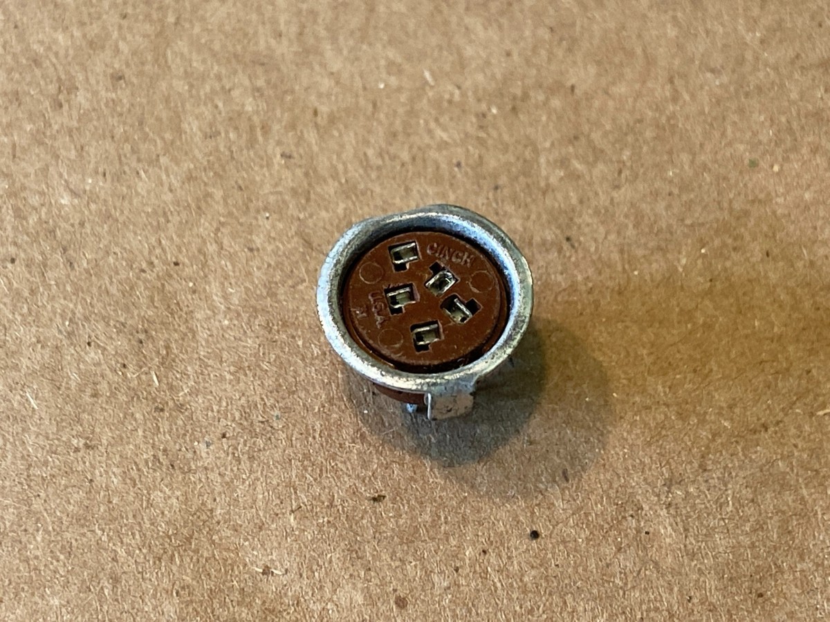 NOS Vintage 5-Pin Cinch NUVISTOR Vacuum Tube Socket (Qty Avail) | eBay