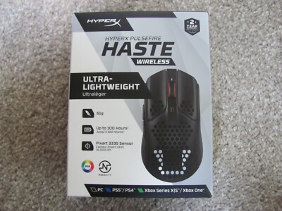 HyperX Pulsefire Haste Ultra-Lightweight Wireless Optical Gaming Mouse   Black