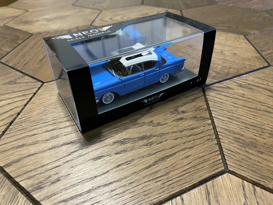 Neo Models NEO43940 1958 Opel Kapitan 2.5L Blue 1/43 Die-cast Scale Model - Image 2 of 4